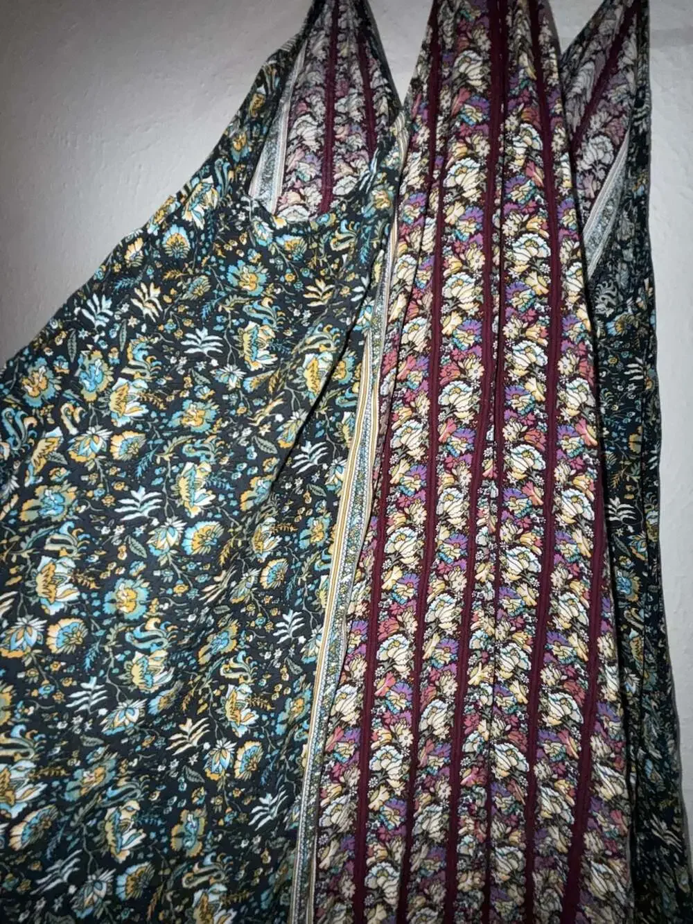 Kori America Boho Floral Print Strappy Maxi Dress with High-Low Hem - Picture 6 of 6